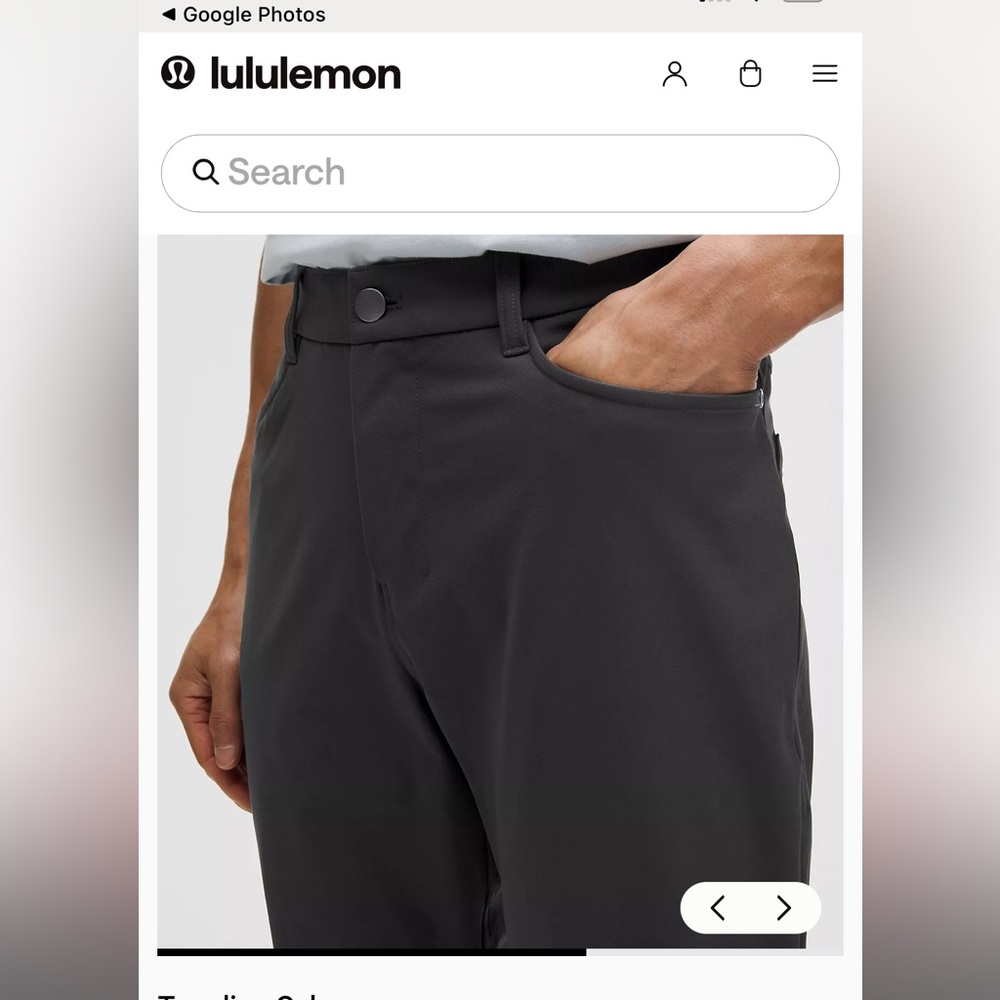 LuluLemon Men’s ABC Classic-Fit 5 Pocket Pant 30L
Warpstreme